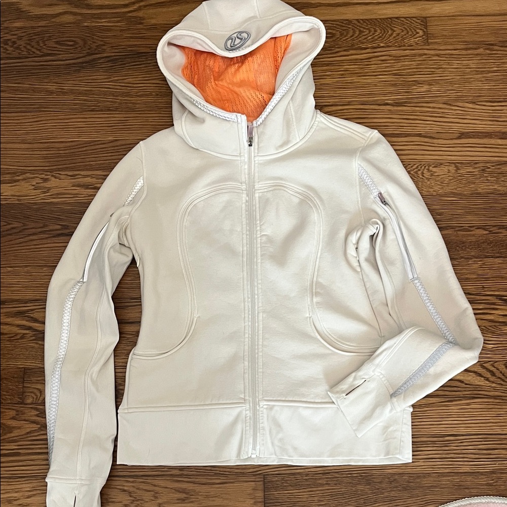 Lululemon Cream Fleece Hoodie Jacket